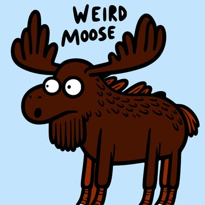 weird moose