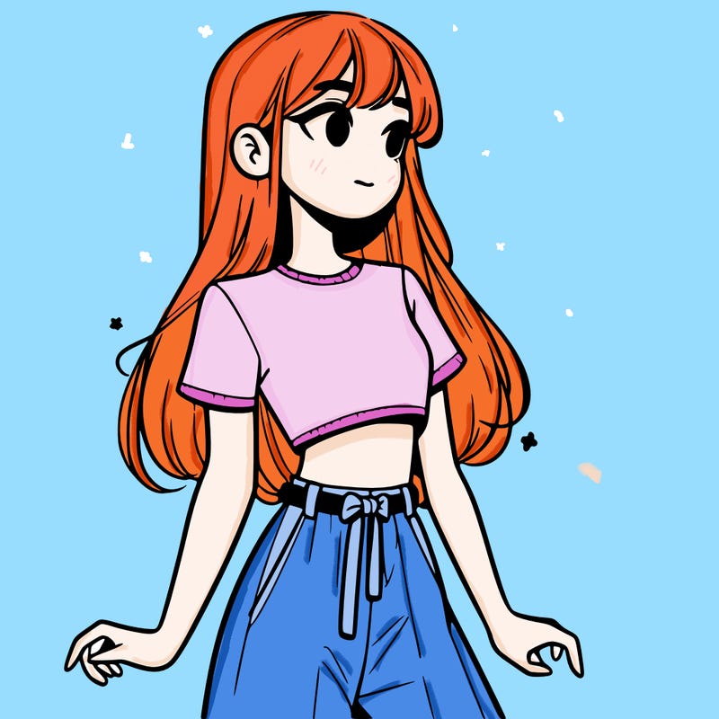 girl in a cute crop top