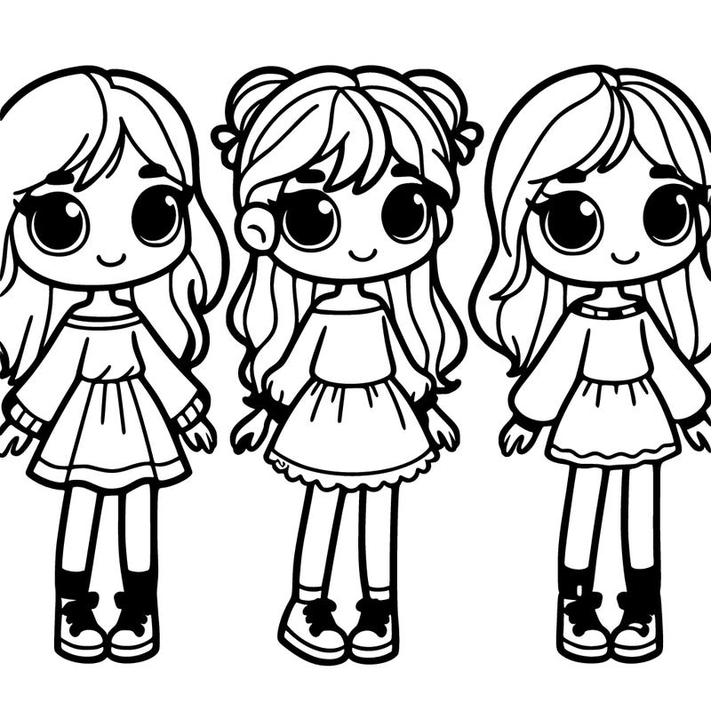 cartoonish girls