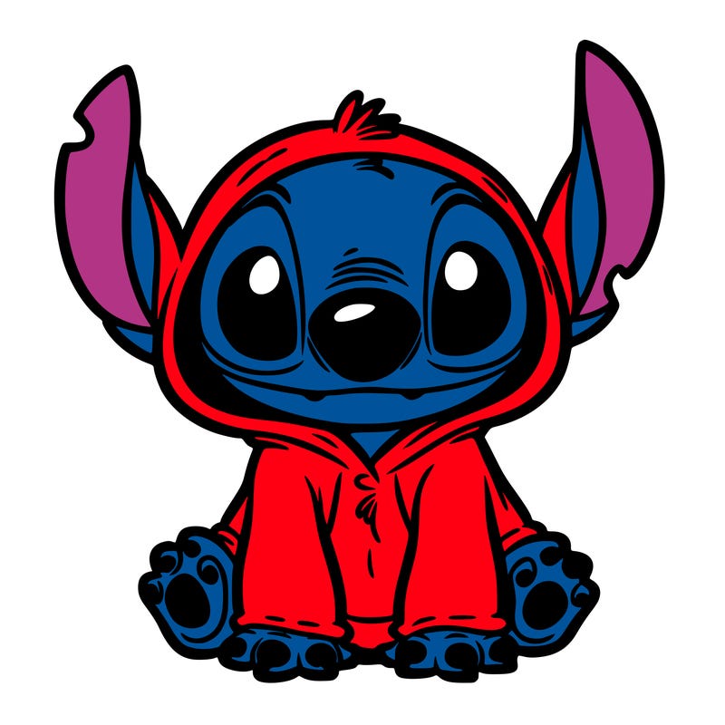 stitch in a dog costume