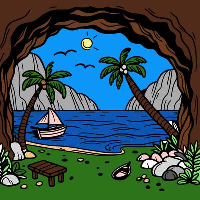 beach cave