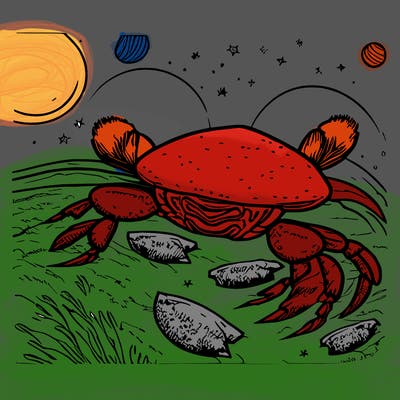 crab in space