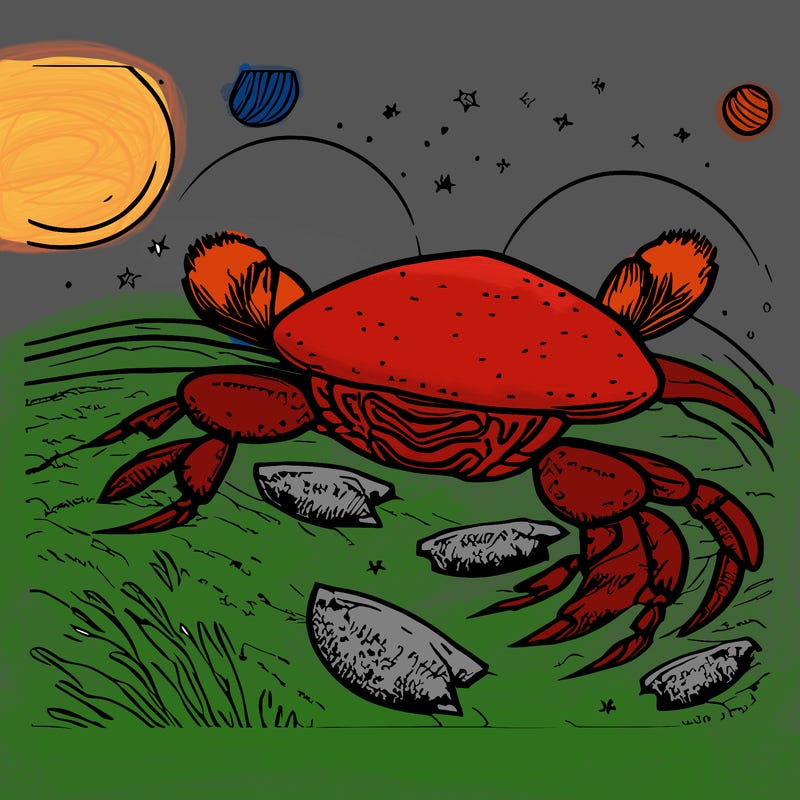 crab in space