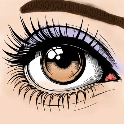 realistic eye