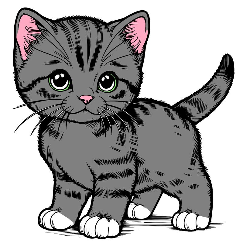 realistic kitten