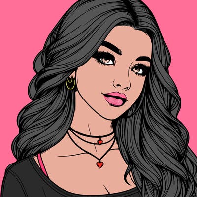 detailed realistic girl