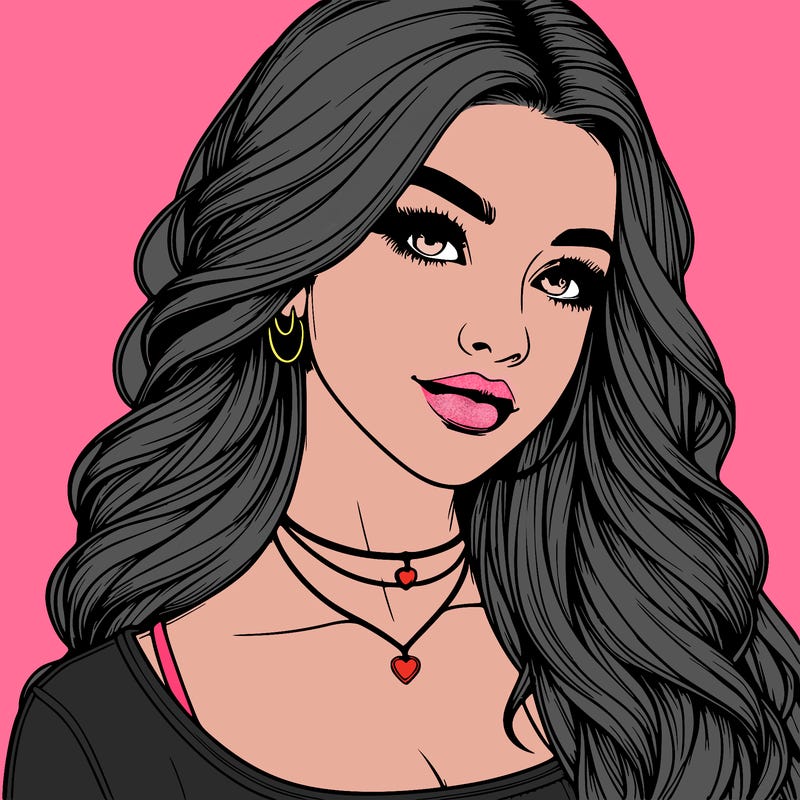 detailed realistic girl