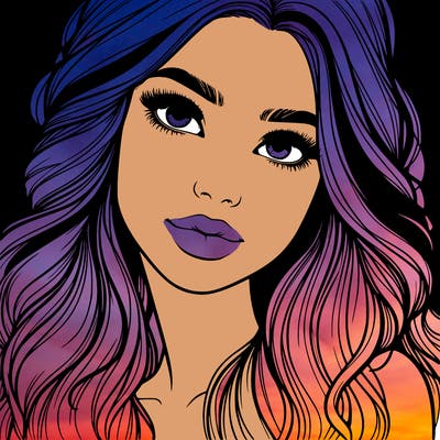 beautiful realistic girl