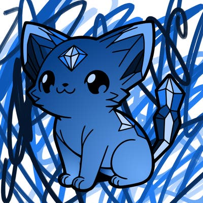 crystal kitten