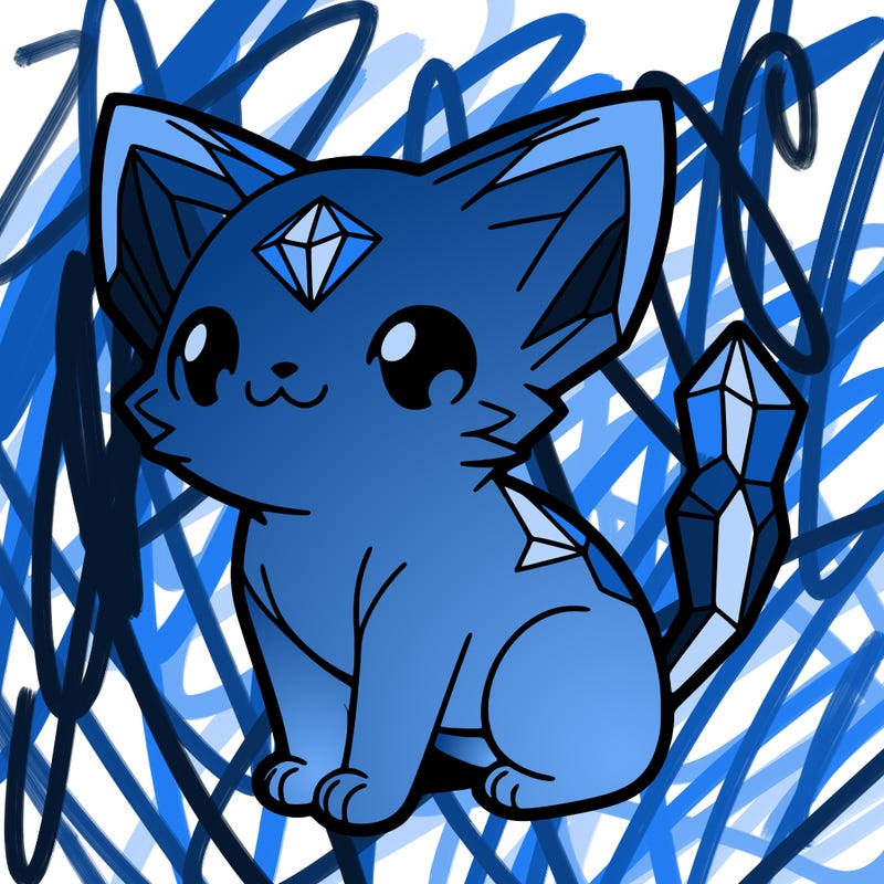 crystal kitten