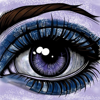 realistic eye