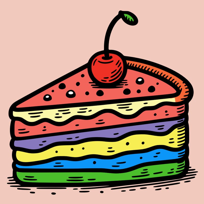 a piece of food