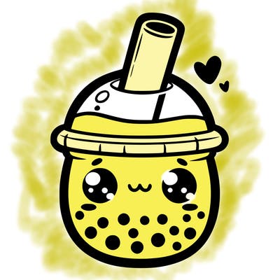 cute boba tea