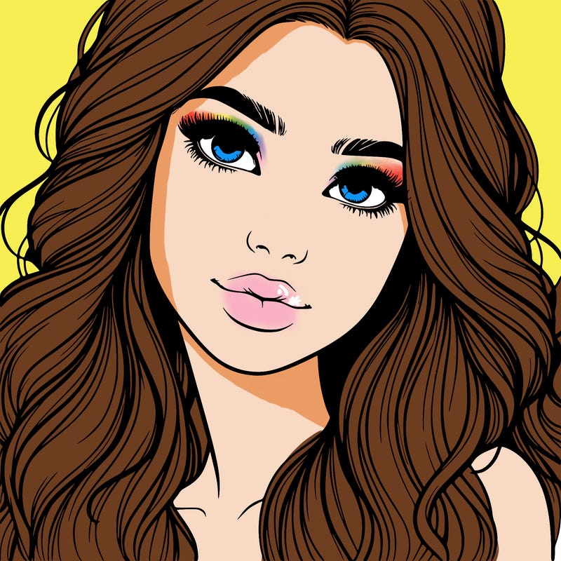 beautiful realistic girl