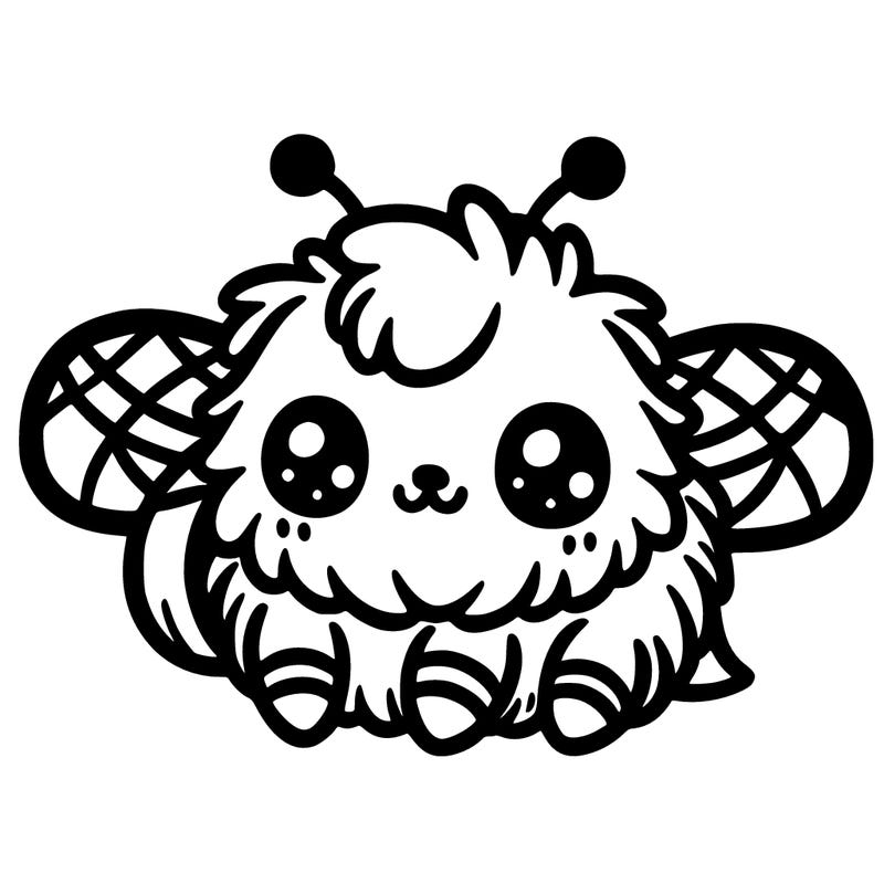 cute little small furry bee