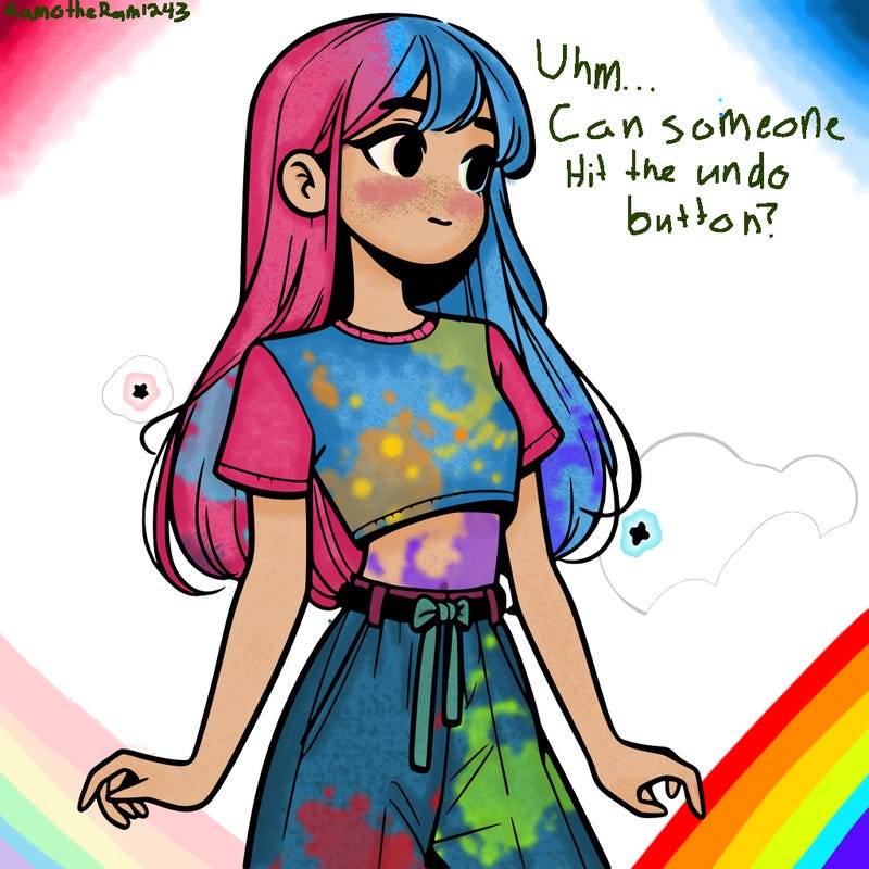 girl in a cute crop top