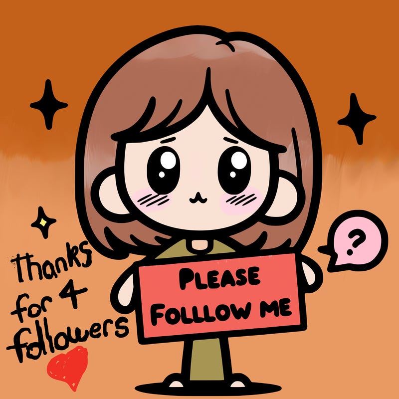 please follow me