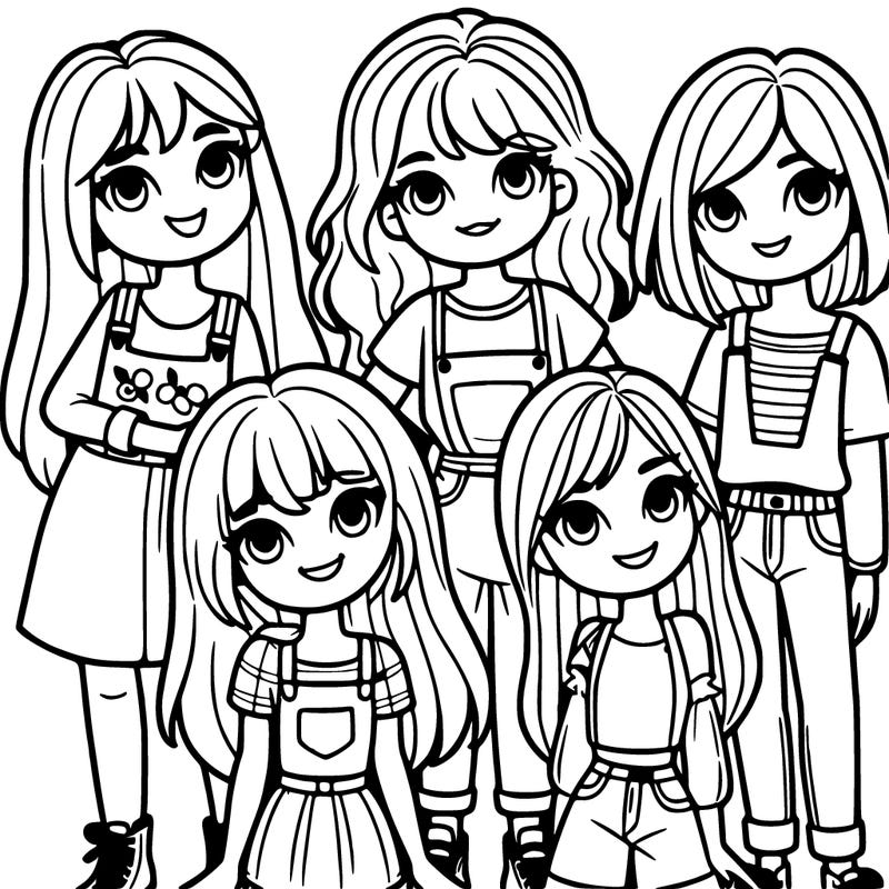 five girls