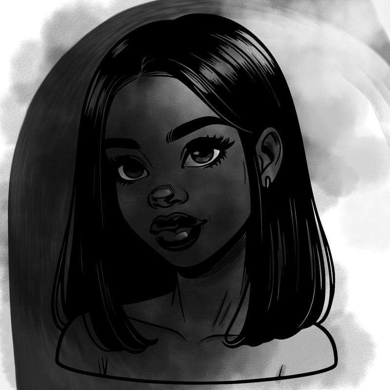 realistic black girl