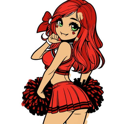 realistic cheerleader