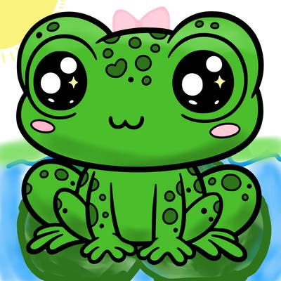 frog cute