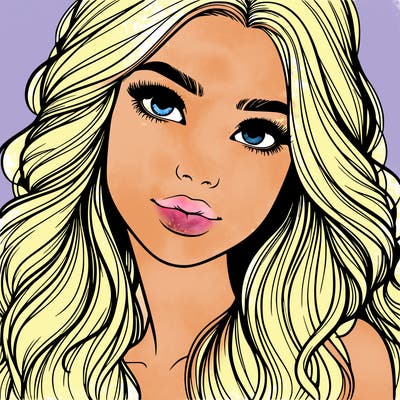 beautiful realistic girl