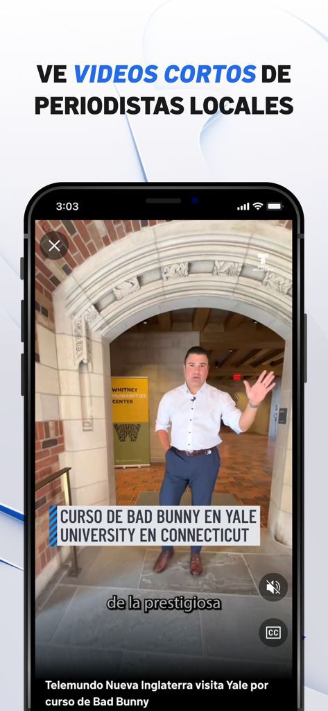 Telemundo Nueva Inglaterra - Actualités locales en format court sur l'application Telemundo New England