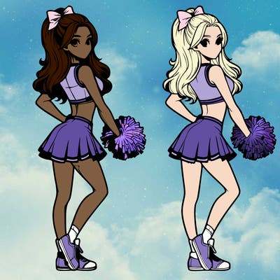 realistic cheerleader