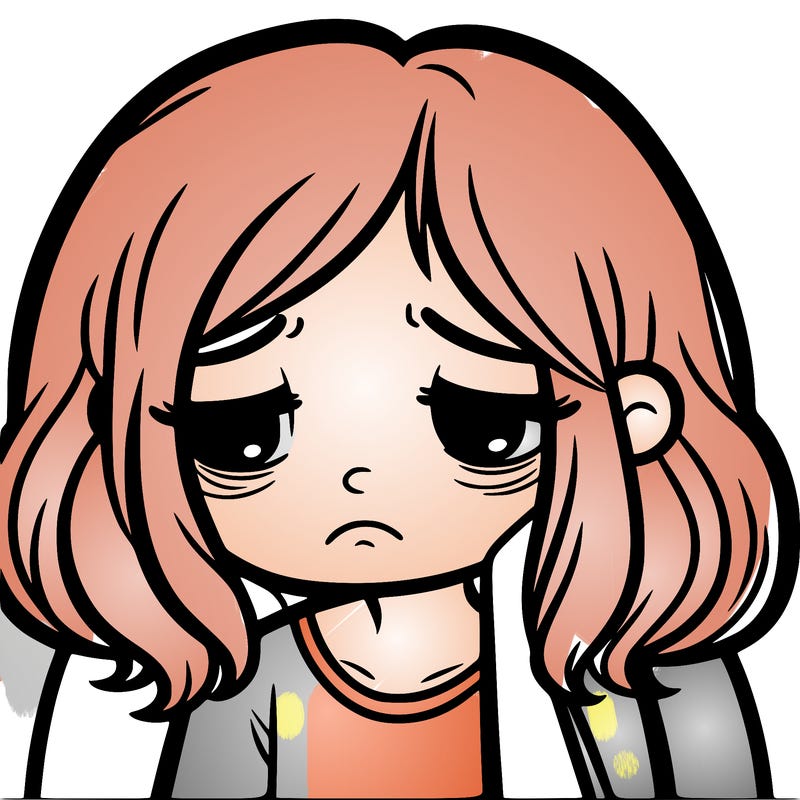depressed girl