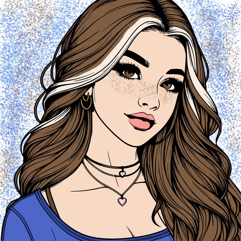 detailed realistic girl