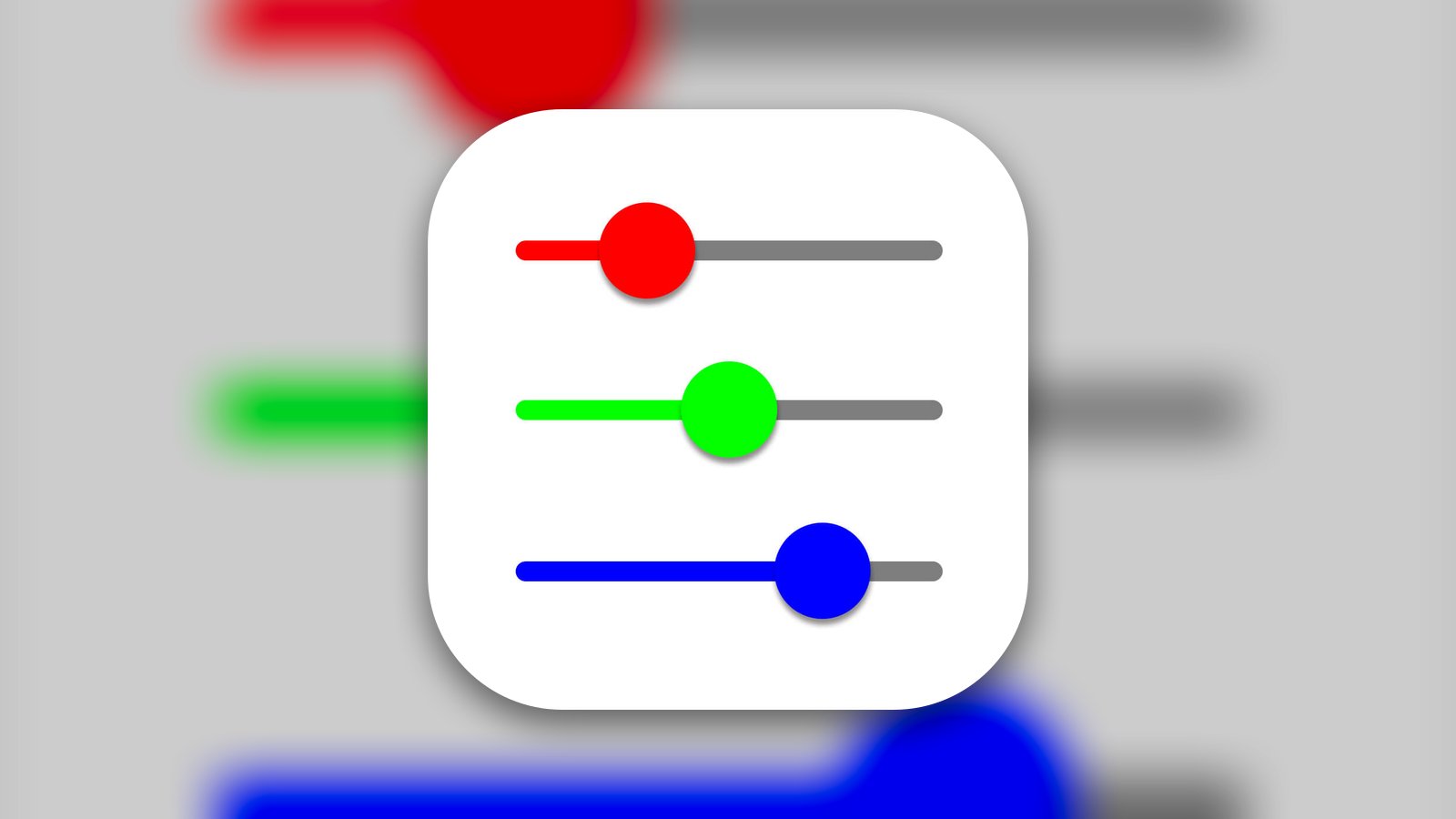 RGB Color Slider - Utilities App | MWM