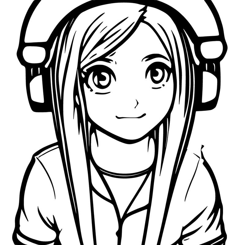 gamer girl, with poky