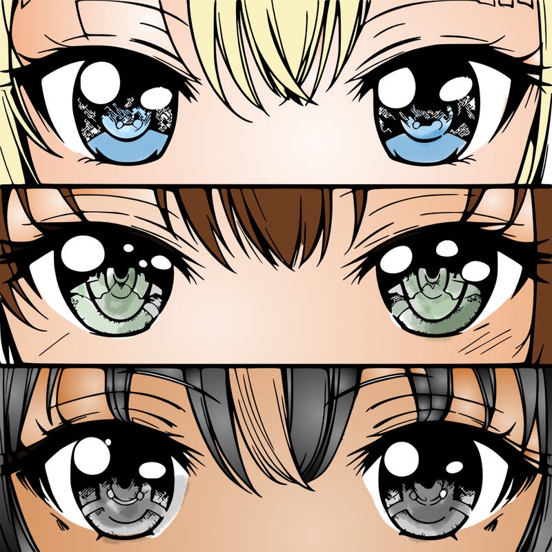anime eyes