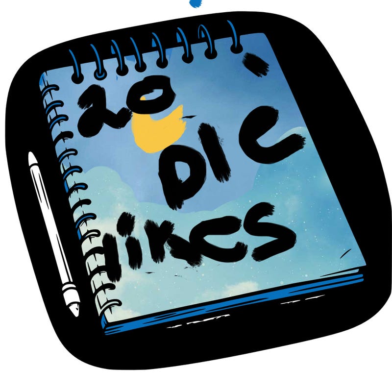 a blank sketch pad