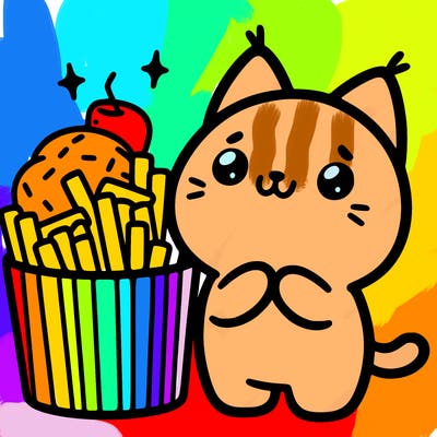 cute food cat