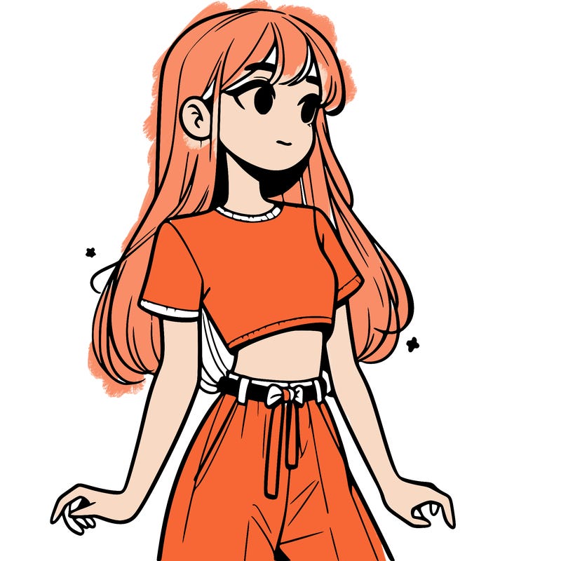 girl in a cute crop top