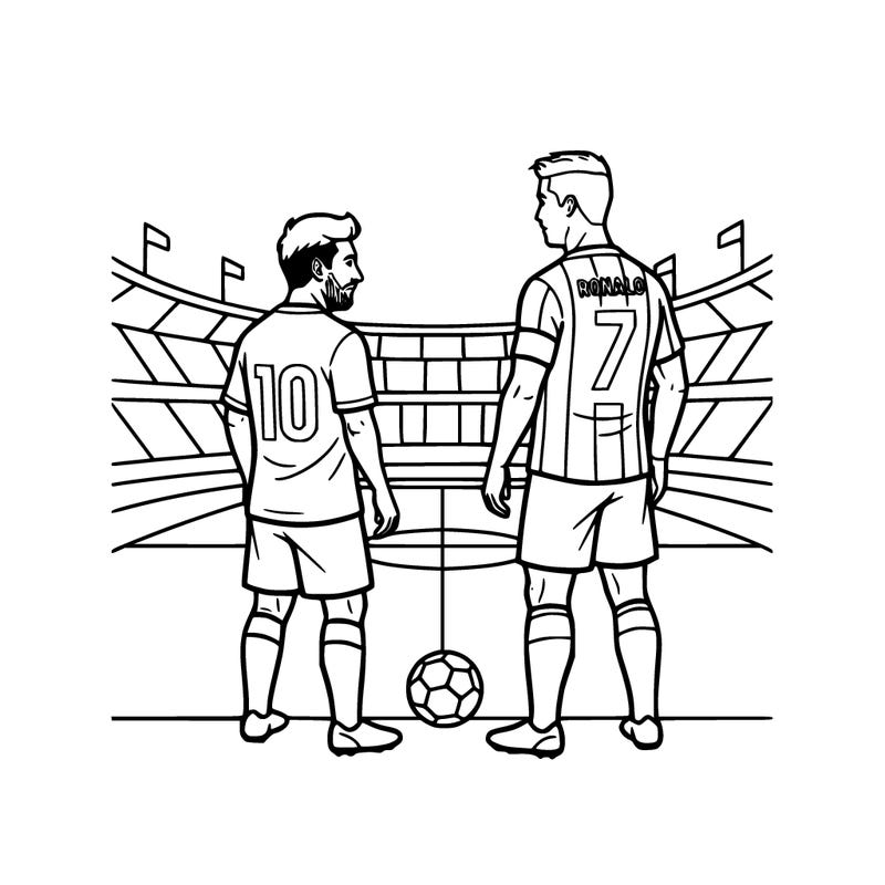 cristiano ronaldo and lionel messi the footballers