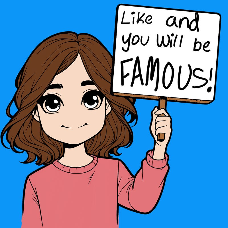 realistic girl holding up a sign