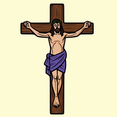 jesus on the cross
