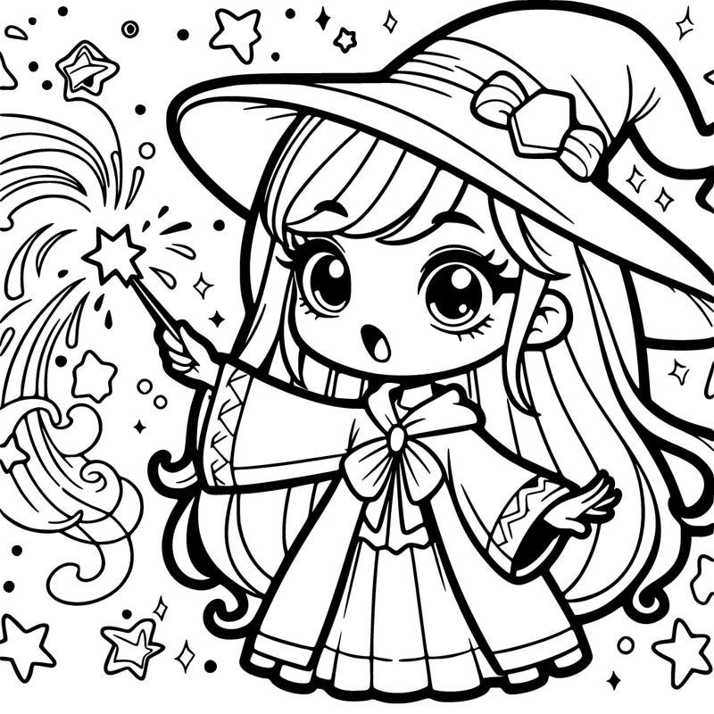 girl with magic