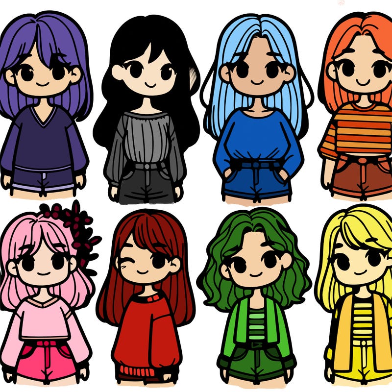5 girls