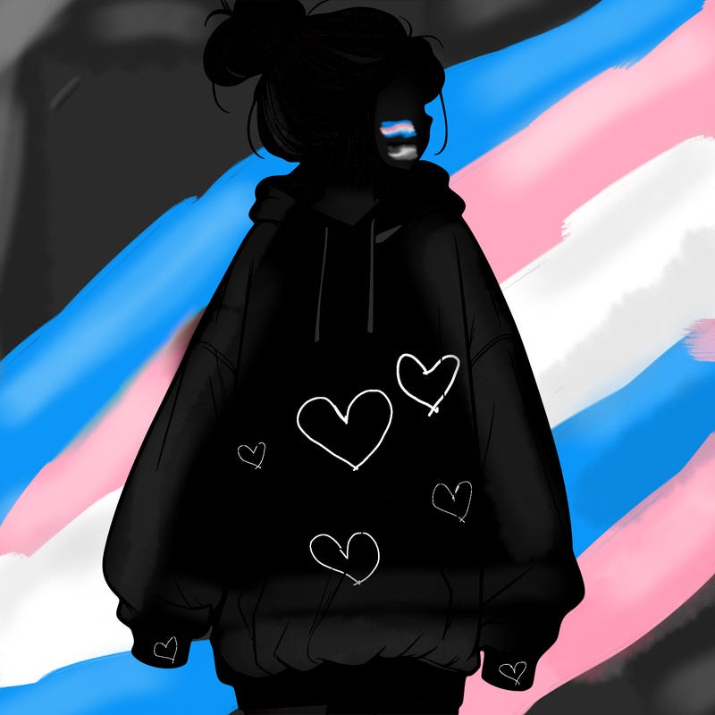 realistic girl with a oversized sweatshirt on and a bun