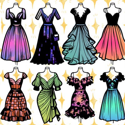 fashion dresses models