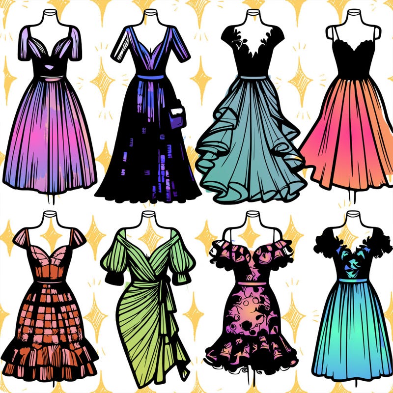 fashion dresses models