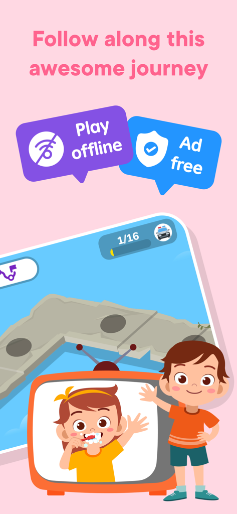 Otsimo | Special Education 1+ - Interfaz de la aplicación de educación especial Otsimo que cuenta con juego sin conexión y un entorno libre de anuncios