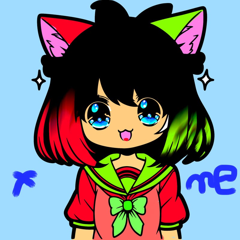 super cute anime girl