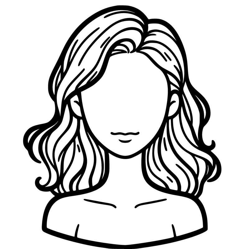 a woman without a face