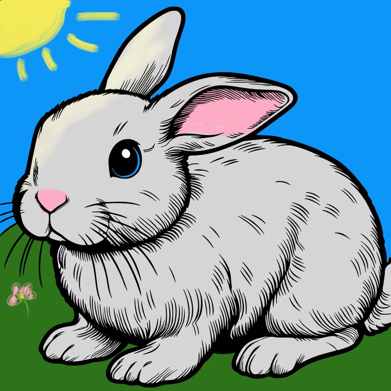realistic bunny
