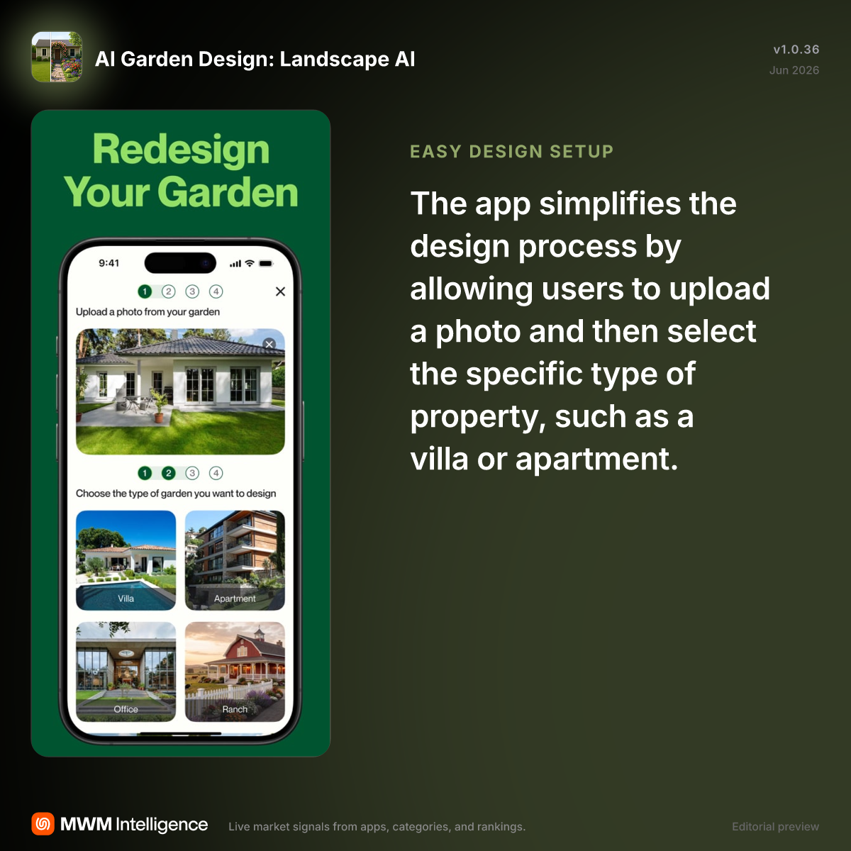 AI Garden Design: Landscape AI - Graphics & Design App | MWM