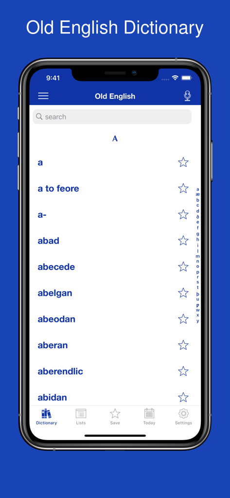 Old English Dictionary. - Reference App | MWM